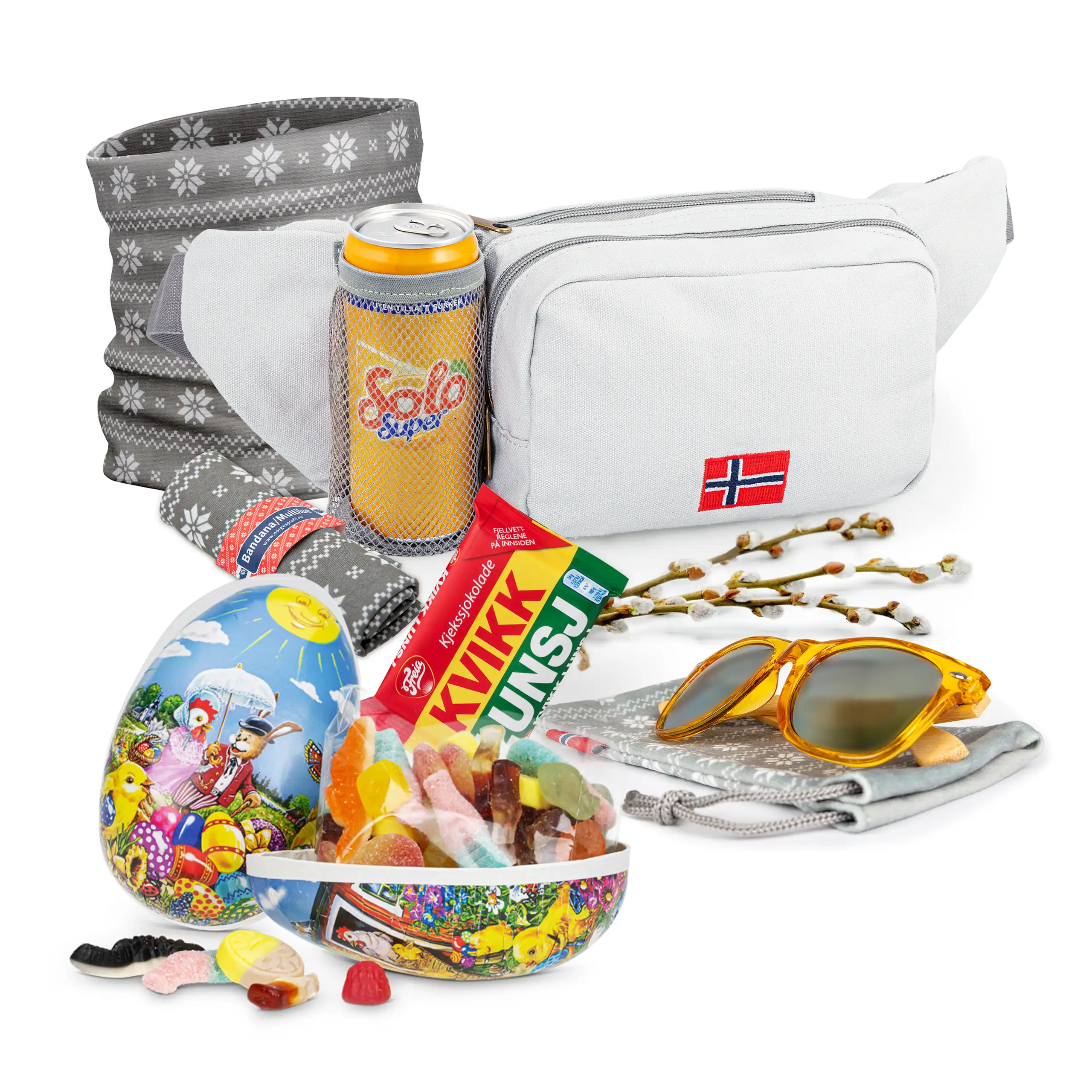 Turtaska med påskeegg