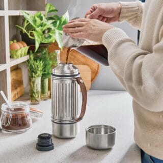 Black + Blum Explorer 1L Rustfritt Stål Duo Termoflaske